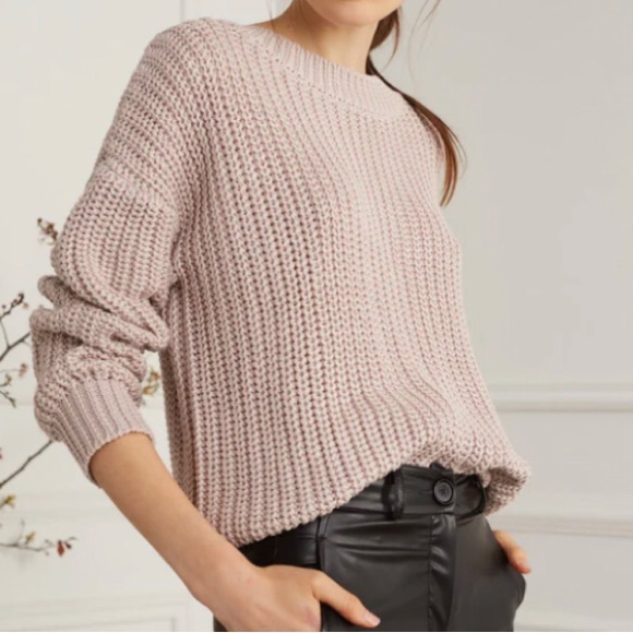 Lavender cozy knit sweater US M - Picture 1 of 2